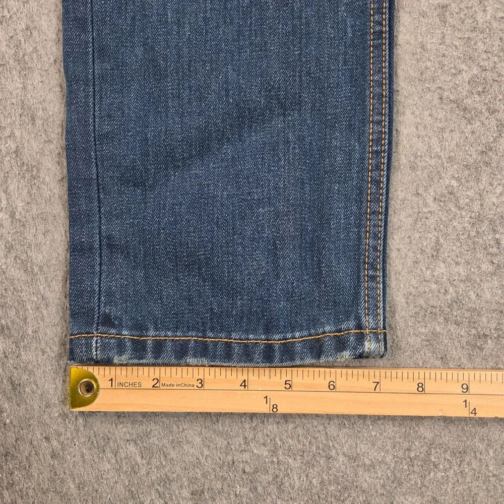 Levis 511 Jeans Mens W33 L32 Blue Slim Fit Distressed Medium Wash 04511-2305
